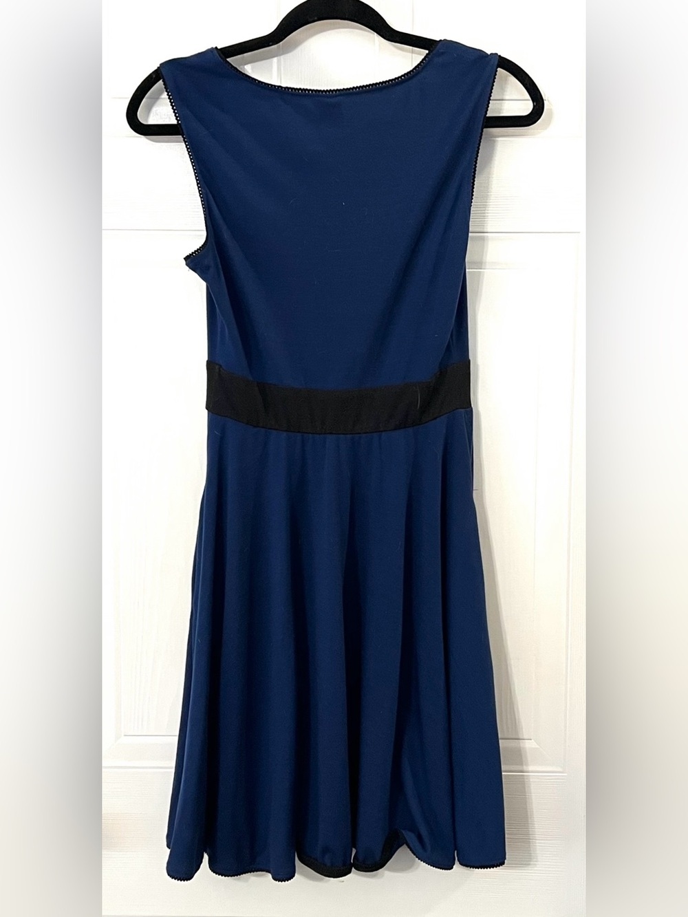 Hot Topic Navy Blue TARDIS Police Box Mini Dress - Picture 4 of 8